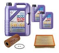FEBI Controllo Set 7L LIQUI MOLY 5W-40 Leichtlauf High Tech Per Mercedes