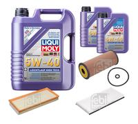 FEBI Controllo Set 7L LIQUI MOLY 5W-40 Leichtlauf High Tech Per Mercedes A