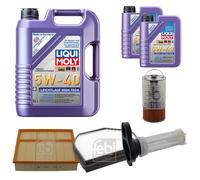 FEBI Controllo Set 7L LIQUI MOLY 5W-40 Leichtlauf High Tech Per Mercedes C
