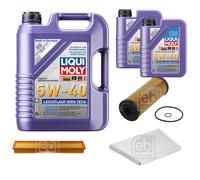 FEBI Controllo Set 7L LIQUI MOLY 5W-40 Leichtlauf High Tech Per Mercedes C