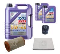 FEBI Controllo Set 7L LIQUI MOLY 5W-40 Leichtlauf High Tech Per Peugeot Boxer