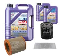 FEBI Controllo Set 7L LIQUI MOLY 5W-40 Leichtlauf High Tech Per Peugeot Boxer