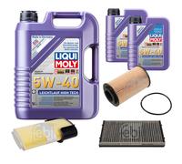 FEBI Controllo Set 7L LIQUI MOLY 5W-40 Leichtlauf High Tech Per Porsche