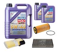FEBI Controllo Set 7L LIQUI MOLY 5W-40 Leichtlauf High Tech Per Porsche