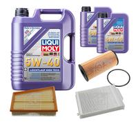 FEBI Controllo Set 7L LIQUI MOLY 5W-40 Leichtlauf High Tech Per Renault