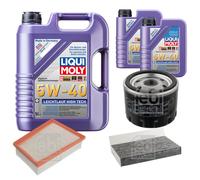 FEBI Controllo Set 7L LIQUI MOLY 5W-40 Leichtlauf High Tech Per Renault