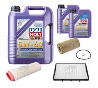 FEBI Controllo Set 7L LIQUI MOLY 5W-40 Leichtlauf High Tech Per Rover 75 RJ