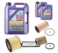 FEBI Controllo Set 7L LIQUI MOLY 5W-40 Leichtlauf High Tech Per Saab 9-3