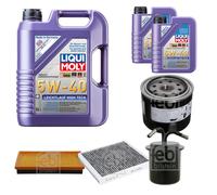 FEBI Controllo Set 7L LIQUI MOLY 5W-40 Leichtlauf High Tech Per Subaru