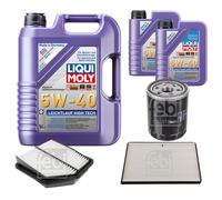 FEBI Controllo Set 7L LIQUI MOLY 5W-40 Leichtlauf High Tech Per Suzuki Grand