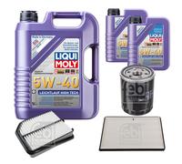 FEBI Controllo Set 7L LIQUI MOLY 5W-40 Leichtlauf High Tech Per Suzuki Grand