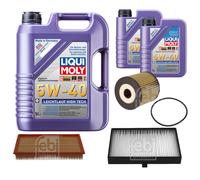 FEBI Controllo Set 7L LIQUI MOLY 5W-40 Leichtlauf High Tech Per Volvo C70 I