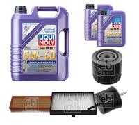 FEBI Controllo Set 7L LIQUI MOLY 5W-40 Leichtlauf High Tech Per Volvo C70 I