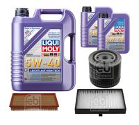 FEBI Controllo Set 7L LIQUI MOLY 5W-40 Leichtlauf High Tech Per Volvo V70 I