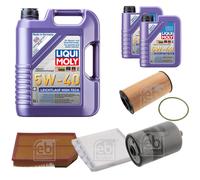 FEBI Controllo Set 7L LIQUI MOLY 5W-40 Leichtlauf High Tech Per Volvo XC90 I