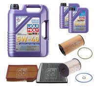 FEBI Controllo Set 7L LIQUI MOLY 5W-40 Leichtlauf High Tech Per Volvo XC90 I