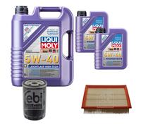 FEBI Controllo Set 7L LIQUI MOLY 5W-40 Leichtlauf High Tech Per VW Golf III