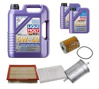 FEBI Controllo Set 7L LIQUI MOLY 5W-40 Leichtlauf High Tech Per VW Golf III