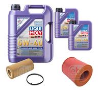Febi Controllo Set 7L Liqui Moly 5W-40 Scorrevolezza High-Tech per Audi A6 4F2