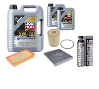 FEBI Controllo Set 7L Liqui Moly Special Tec 5W-30 Per Jaguar XF 3.0 D