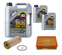 FEBI Controllo Set 7L LIQUI MOLY TOP TEC 4100 5W-40 Per Audi A4 Avant 8E5