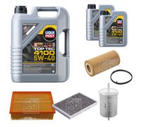 FEBI Controllo Set 7L LIQUI MOLY TOP TEC 4100 5W-40 Per Audi A4 Avant 8ED