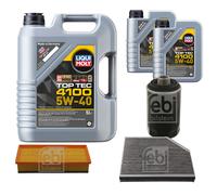 FEBI Controllo Set 7L LIQUI MOLY TOP TEC 4100 5W-40 Per Audi A4 Avant 8K5