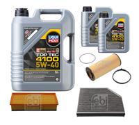 Febi Controllo Set 7L Liqui Moly Top Tec 4100 5W-40 per . Audi A5