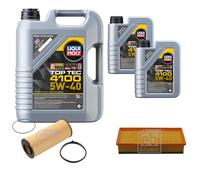 FEBI Controllo Set 7L LIQUI MOLY TOP TEC 4100 5W-40 Per Audi A5 Sportback