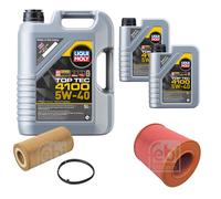 FEBI Controllo Set 7L LIQUI MOLY TOP TEC 4100 5W-40 Per Audi A6 4F2 C6 2.0