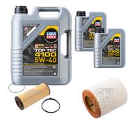 FEBI Controllo Set 7L LIQUI MOLY TOP TEC 4100 5W-40 Per AUDI A6 4G2 C7 4GC