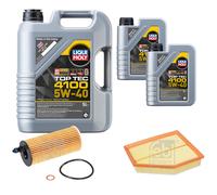 FEBI Controllo Set 7L LIQUI MOLY TOP TEC 4100 5W-40 Per BMW 5 Serie Touring G31