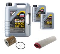 FEBI Controllo Set 7L LIQUI MOLY TOP TEC 4100 5W-40 Per BMW 5er Touring E39