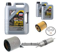 FEBI Controllo Set 7L LIQUI MOLY TOP TEC 4100 5W-40 Per BMW X1 E84 SDrive18i