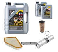 Febi Controllo Set 7L Liqui Moly Top Tec 4100 5W-40 per BMW X1 E84 xDrive18d