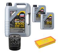 FEBI Controllo Set 7L LIQUI MOLY TOP TEC 4100 5W-40 Per Fiat Scudo Kasten