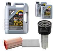 FEBI Controllo Set 7L LIQUI MOLY TOP TEC 4100 5W-40 Per Lancia Lybra SW