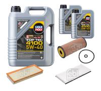 FEBI Controllo set 7L LIQUI MOLY Top Tec-4100 5W-40 per Mercedes classe A
