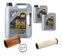 FEBI Controllo set 7L LIQUI MOLY Top Tec-4100 5W-40 per Mercedes Classe E