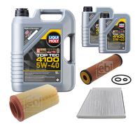 FEBI Controllo set 7L LIQUI MOLY Top Tec-4100 5W-40 per Mercedes Classe E