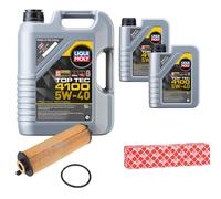 FEBI Controllo set 7L LIQUI MOLY Top Tec 4100 5W-40 per Mercedes Vito