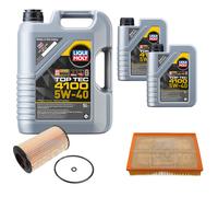 FEBI Controllo Set 7L LIQUI MOLY Top Tec 4100 5W-40 Per Opel Vectra C Caravan