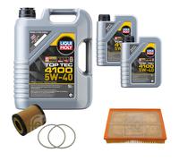 FEBI Controllo Set 7L LIQUI MOLY Top Tec 4100 5W-40 Per Opel Vectra C Caravan