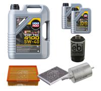 Febi Controllo Set 7L Liqui Moly Top Tec 4100 5W-40 per Seat Exeo Pezzi 3R5