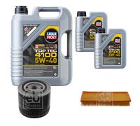 Febi Controllo Set 7L Liqui Moly Top Tec 4100 5W-40 per Volvo S40 I Vs