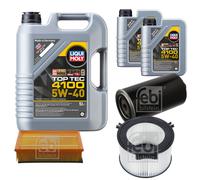 FEBI Controllo Set 7L LIQUI MOLY Top Tec 4100 5W-40 Per VW Transporter IV