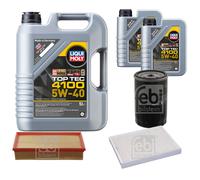 FEBI Controllo set 7L LIQUI MOLY Top Tec 4100 5W-40 per VW Vans V Bus