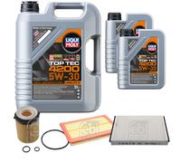 FEBI Controllo Set 7L Liqui Moly Top Tec 4200 5W-30 Per Mercedes C-Klasse