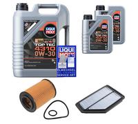 Febi Controllo Set 7L Liqui Moly Top Tec 4310 0W-30 per Honda Cr-V III Rosso