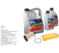 Febi Controllo Set 7L Longlife Plus 5W-30 per . Audi A4 Avant. 8K5 B8 2.0